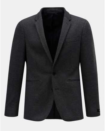 Šedé žíhané oblekové sako Burton Menswear London