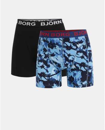 Sada dvou boxerek v černé a modré barvě Björn Borg
