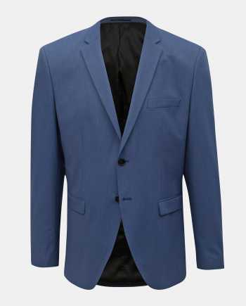 Modré oblekové slim sako Selected Homme Logan