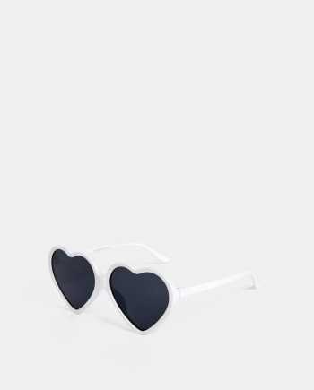Bílé dámské sluneční brýle Haily´s Hearty