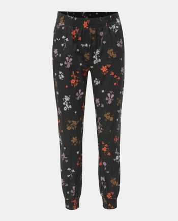 Černé dámské květované kalhoty Maloja Marietta