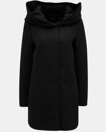Černý mikinový kabát s kapucí VERO MODA