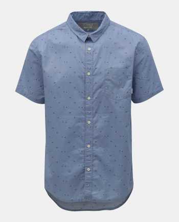 Světle modrá modern fit košile s drobným vzorem Quiksilver