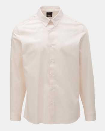 Světle růžová formální skinny fit košile Burton Menswear London