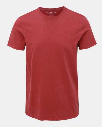 Červené basic tričko Selected Homme Ben