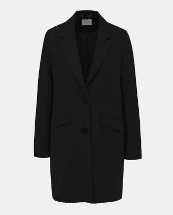 Černý dámský zimní kabát s příměsí vlny Alcott