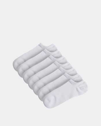 Sada sedmi párů nízkých bílých ponožek TALLY WEiJL