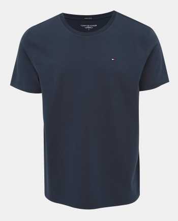 Tmavě modré pánské basic tričko Tommy Hilfiger
