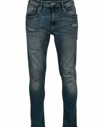 Modré pánské džíny s potrhaným efektem Blend