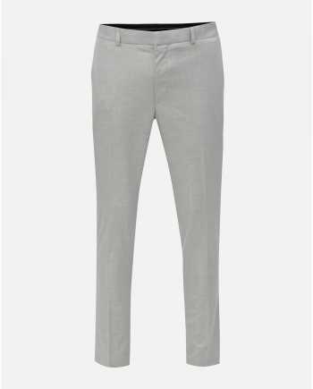 Světle šedé oblekové skinny kalhoty Burton Menswear London