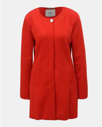 Červený lehký kabát ONLY Melissa