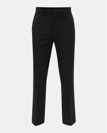 Černé pruhované regular fit kalhoty Burton Menswear London
