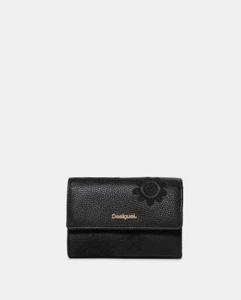 Černá vzorovaná peněženka Desigual Dark Amber Alba