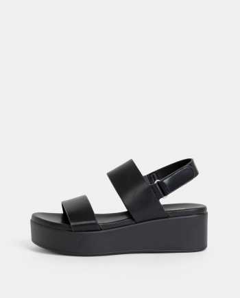 Černé dámské sandály na platformě ALDO Agrerinia