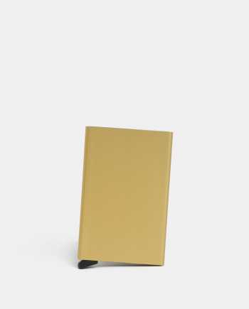 Hliníkové pouzdro na karty ve zlaté barvě s RFID krytím Secrid Cardprotector