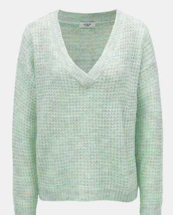 Světle zelený volný svetr Jacqueline de Yong Ivy
