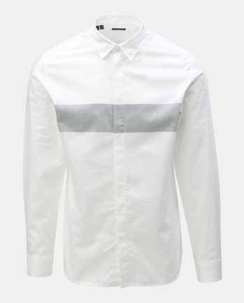 Bílá slim fit košile Selected Homme Block