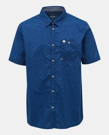Modrá pánská vzorovaná košile Tom Tailor