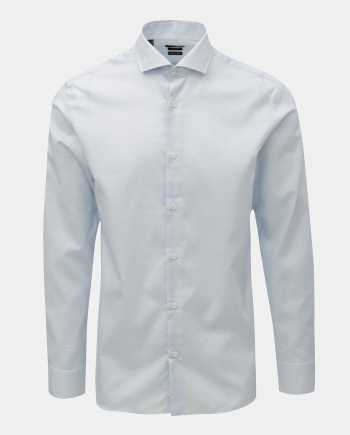 Světle modrá vzorovaná formální regular fit košile Selected Homme Sel-Alli