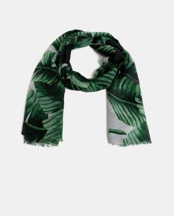 Zelený dámský vzorovaný šátek Haily´s Kimmy