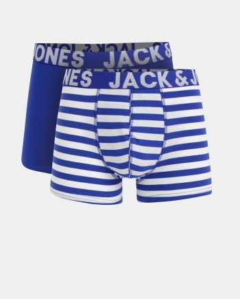 Sada dvou modrých boxerek Jack & Jones Jacy