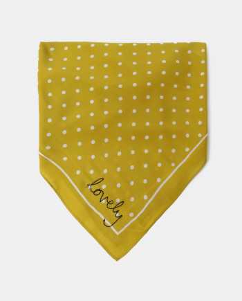 Žlutý puntíkovaný šátek Tom Joule Tiewell