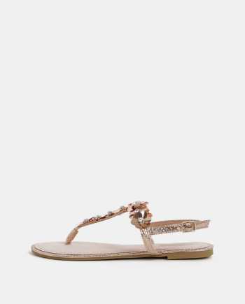 Dámské sandály v růžovozlaté barvě Haily´s Jara