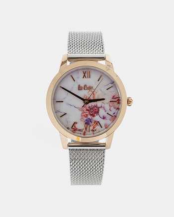 Dámské hodinky s kovovým páskem ve stříbrné barvě Lee Cooper