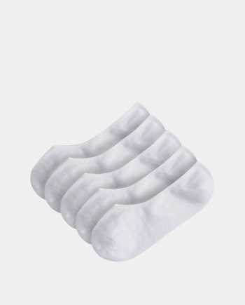 Sada pěti párů bílých ponožek Burton Menswear London