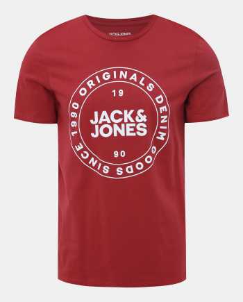 Červené tričko Jack & Jones Vincey