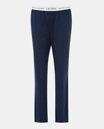 Tmavě modré dámské pyžamové kalhoty Lauren Ralph Lauren