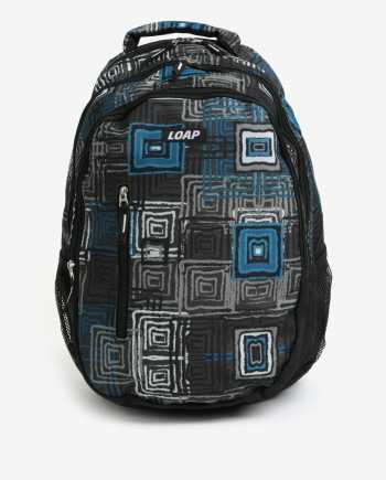 Černo-modrý vzorovaný batoh LOAP Lian 20 l