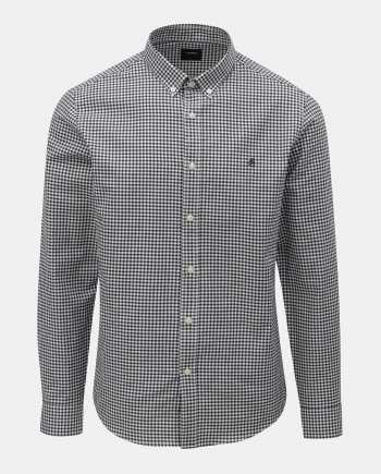 Bílo-modrá kostkovaná košile Burton Menswear London