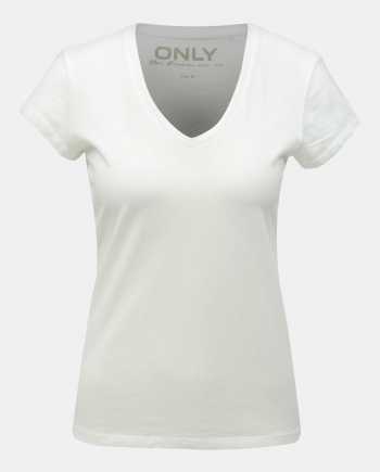 Bílé basic tričko ONLY Cate