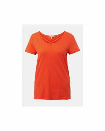 Oranžové dámské tričko Tom Tailor Denim