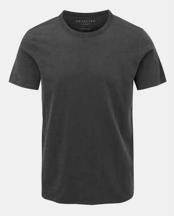 Tmavě šedé basic tričko Selected Homme Ben