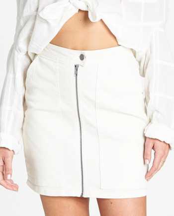 Billabong RIDE RIGHT COOL WIP krátká sukně - bílá